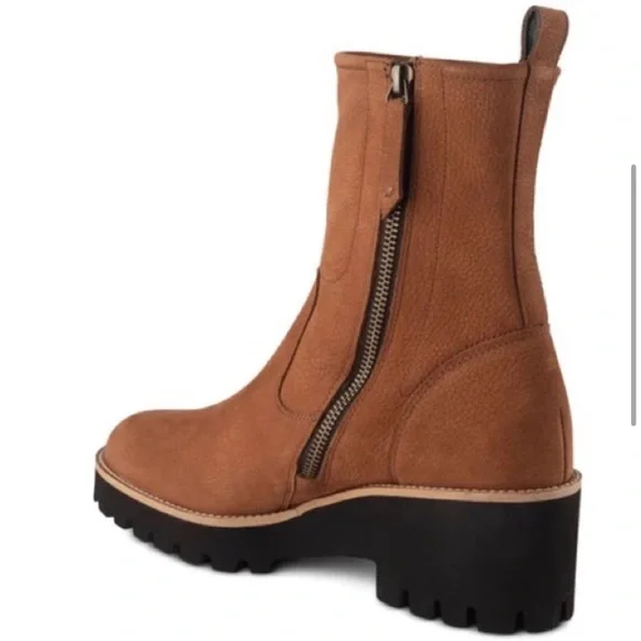 ❌SOLD❌NWT💥Paul Green NEWBURY Suede Wedge Bootie, Toffee Size UK 5.5 US 8 - Picture 2 of 11